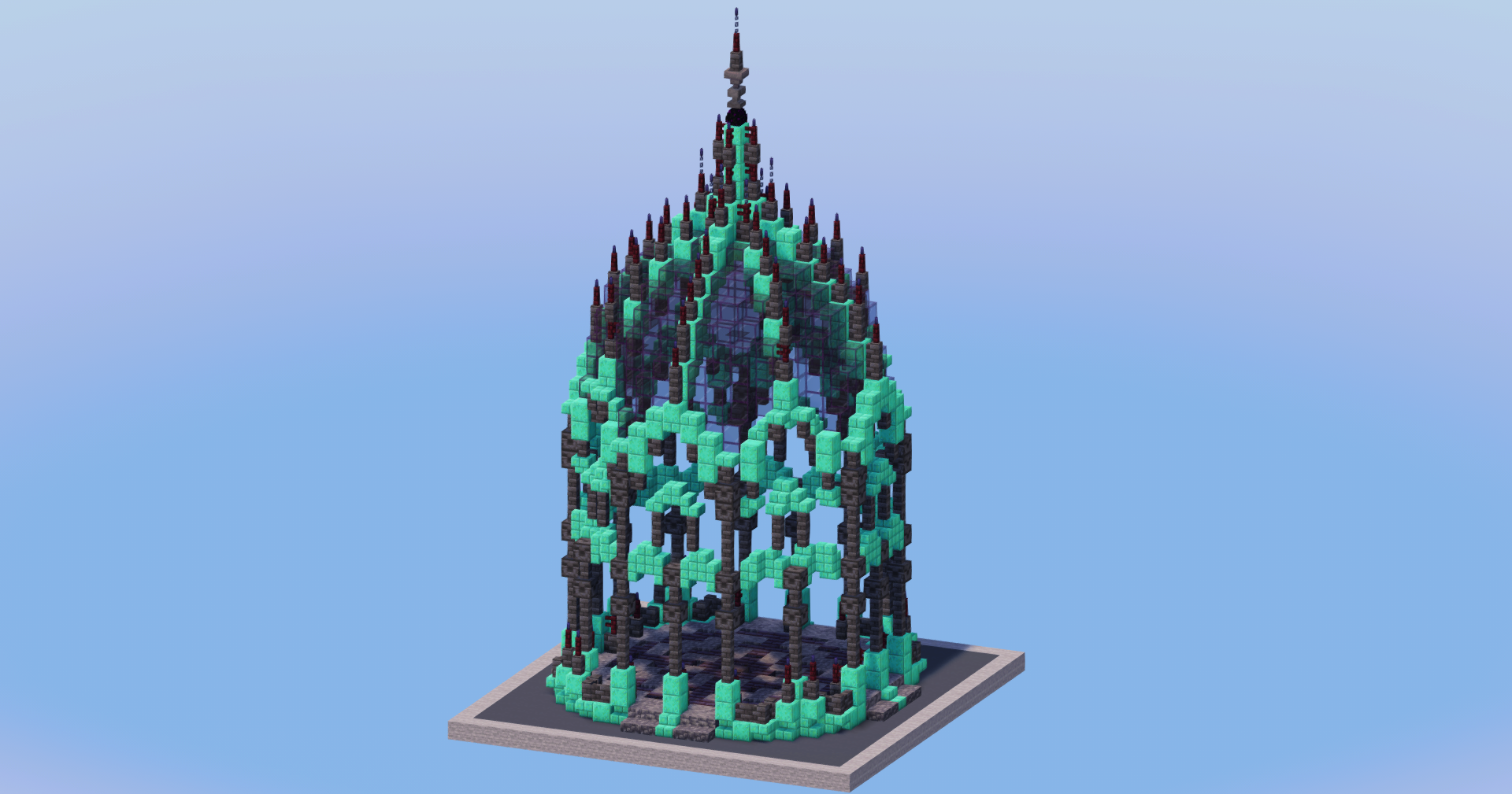 Gothic Bandstand Dark Copper