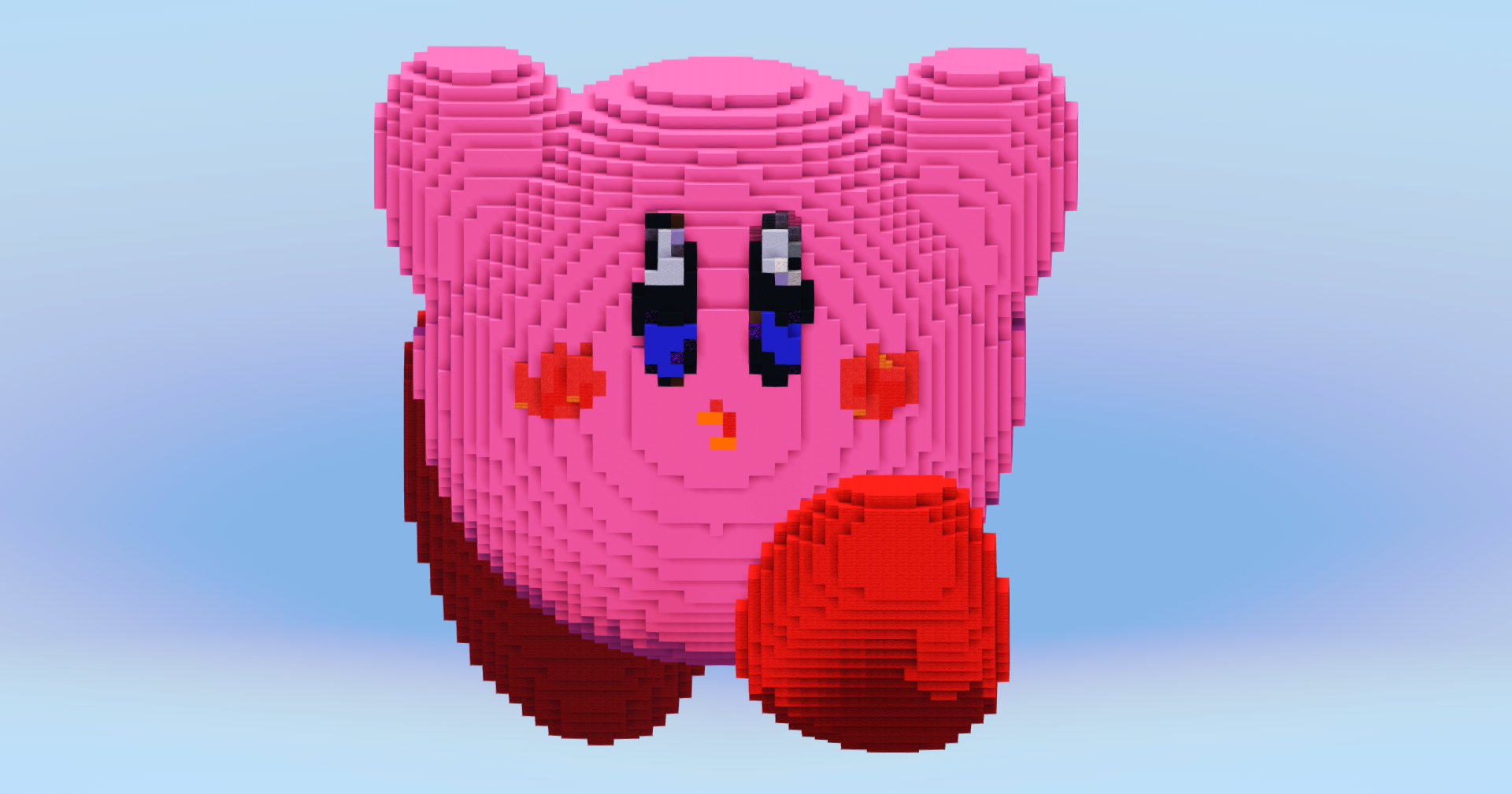 Kirby — Minecraft Build by LeonisBuilds