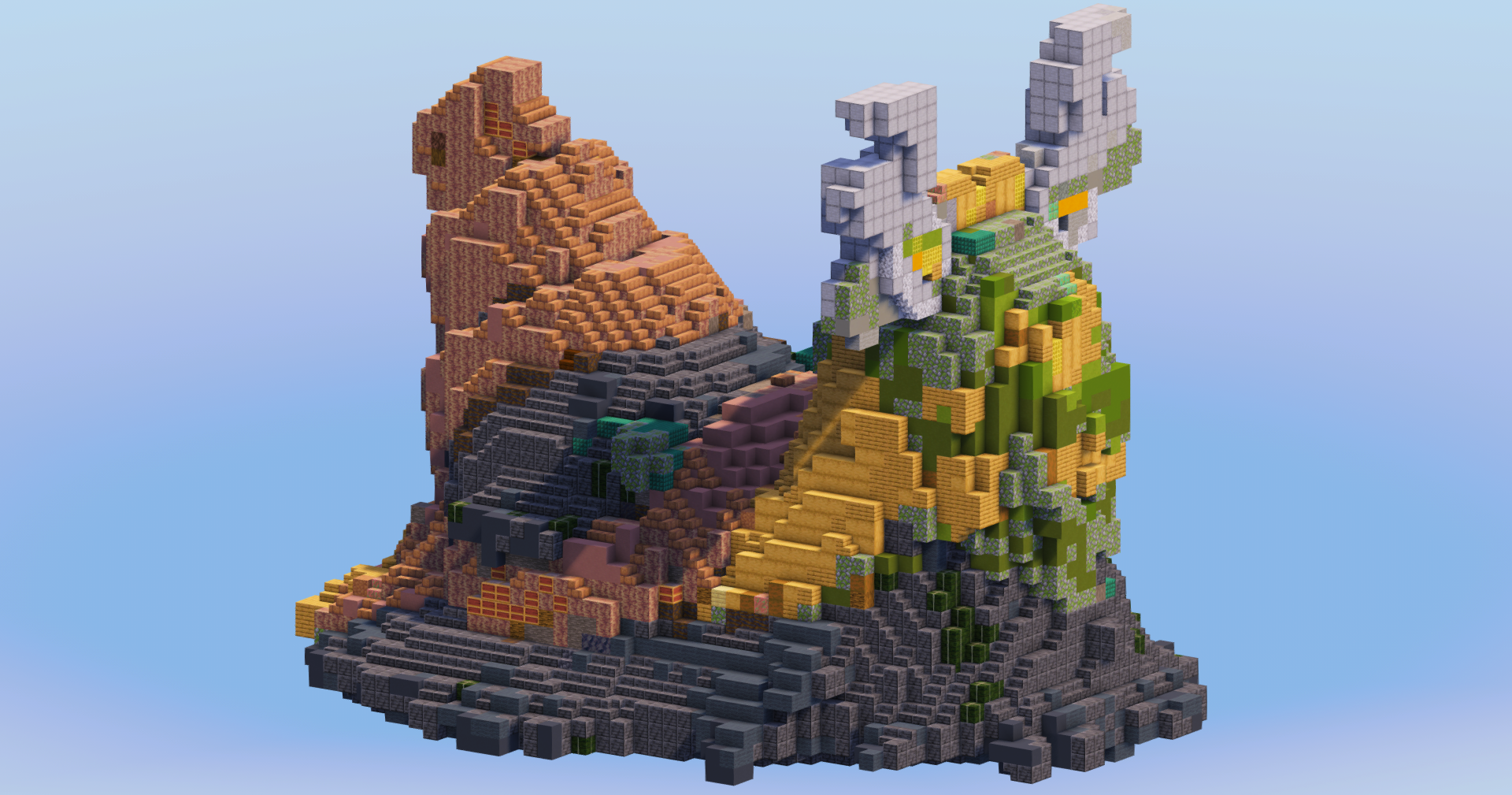 Wochien from Pokemon — Minecraft Build by LeonisBuilds