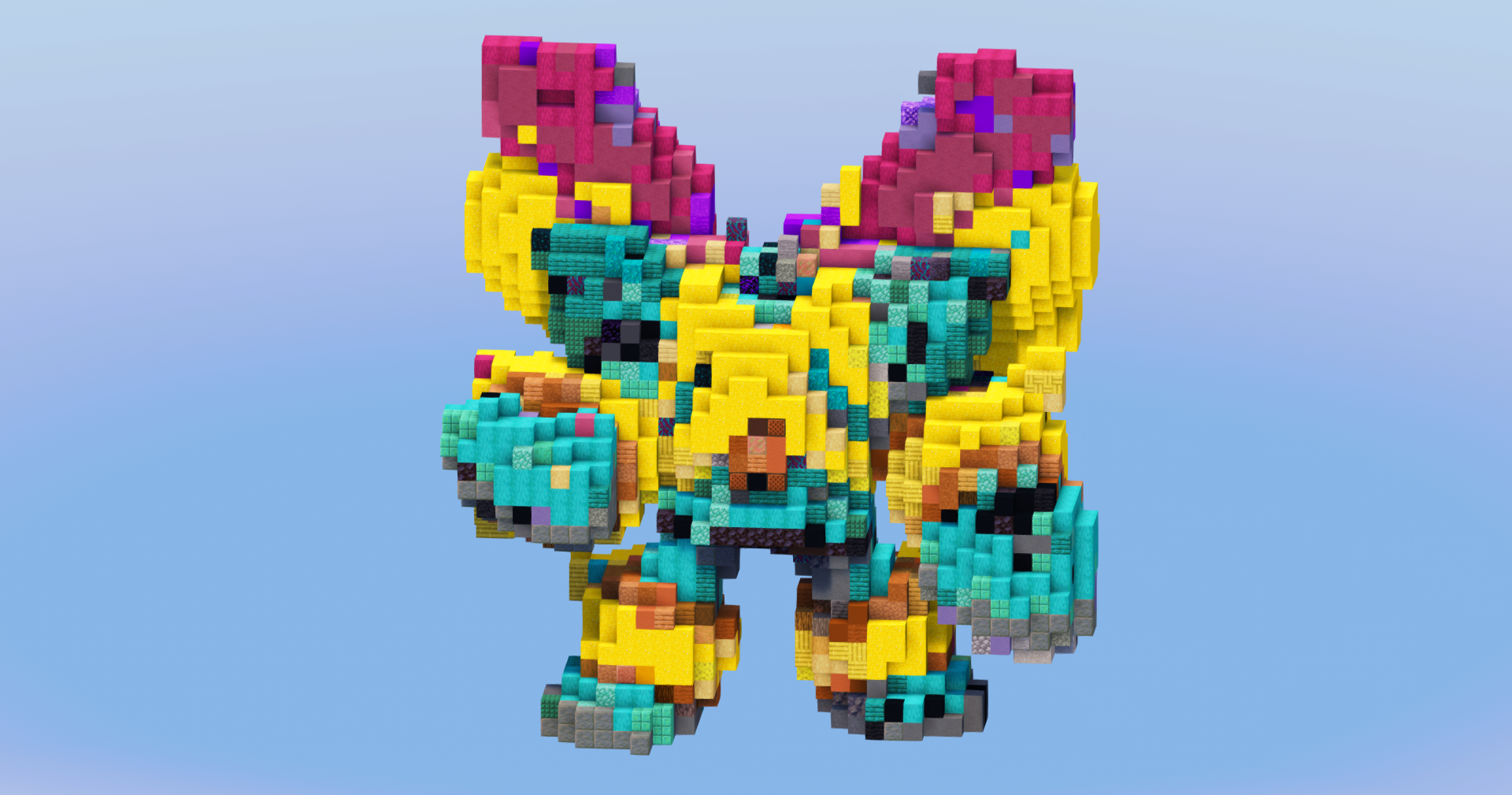 Mega Golurk from Pokemon — Minecraft Build by LeonisBuilds