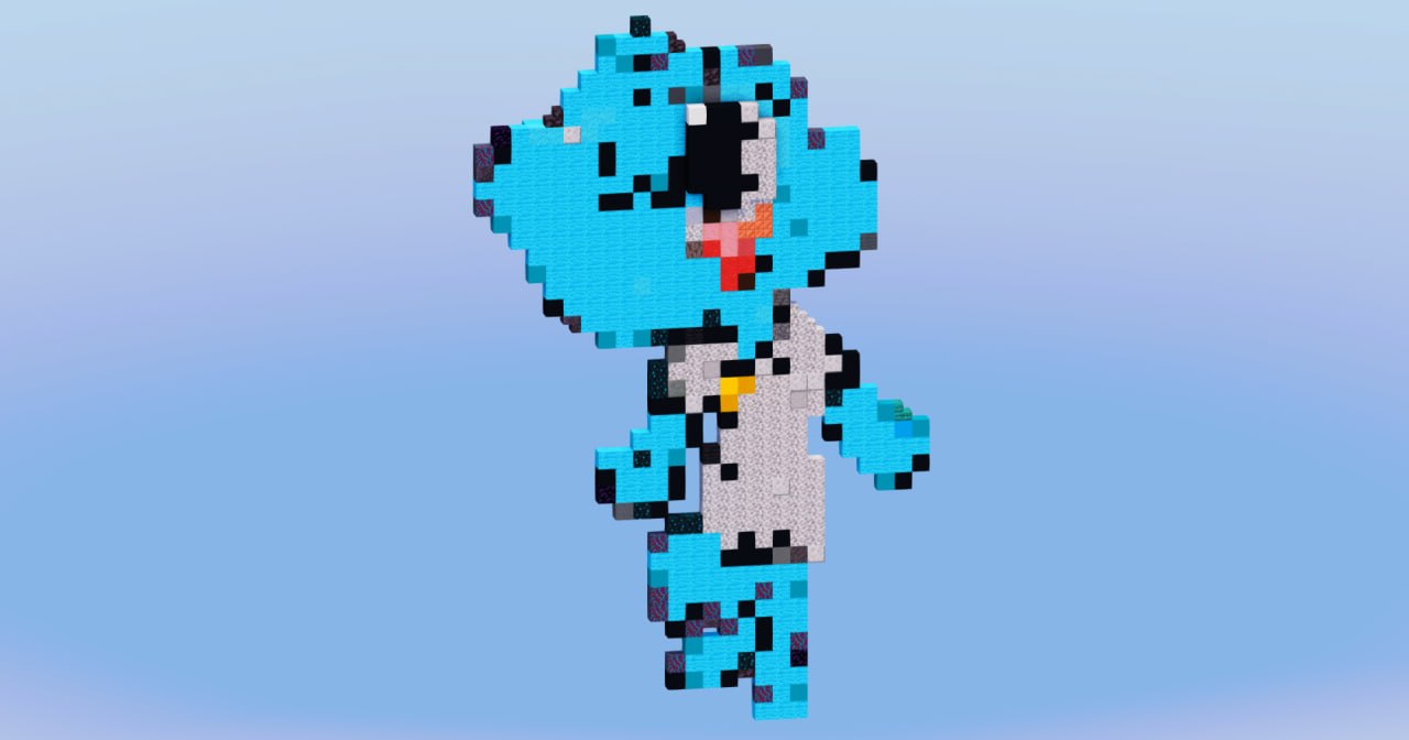 Nicole from The Amazing World of Gumball — Minecraft Build by LeonisBuilds