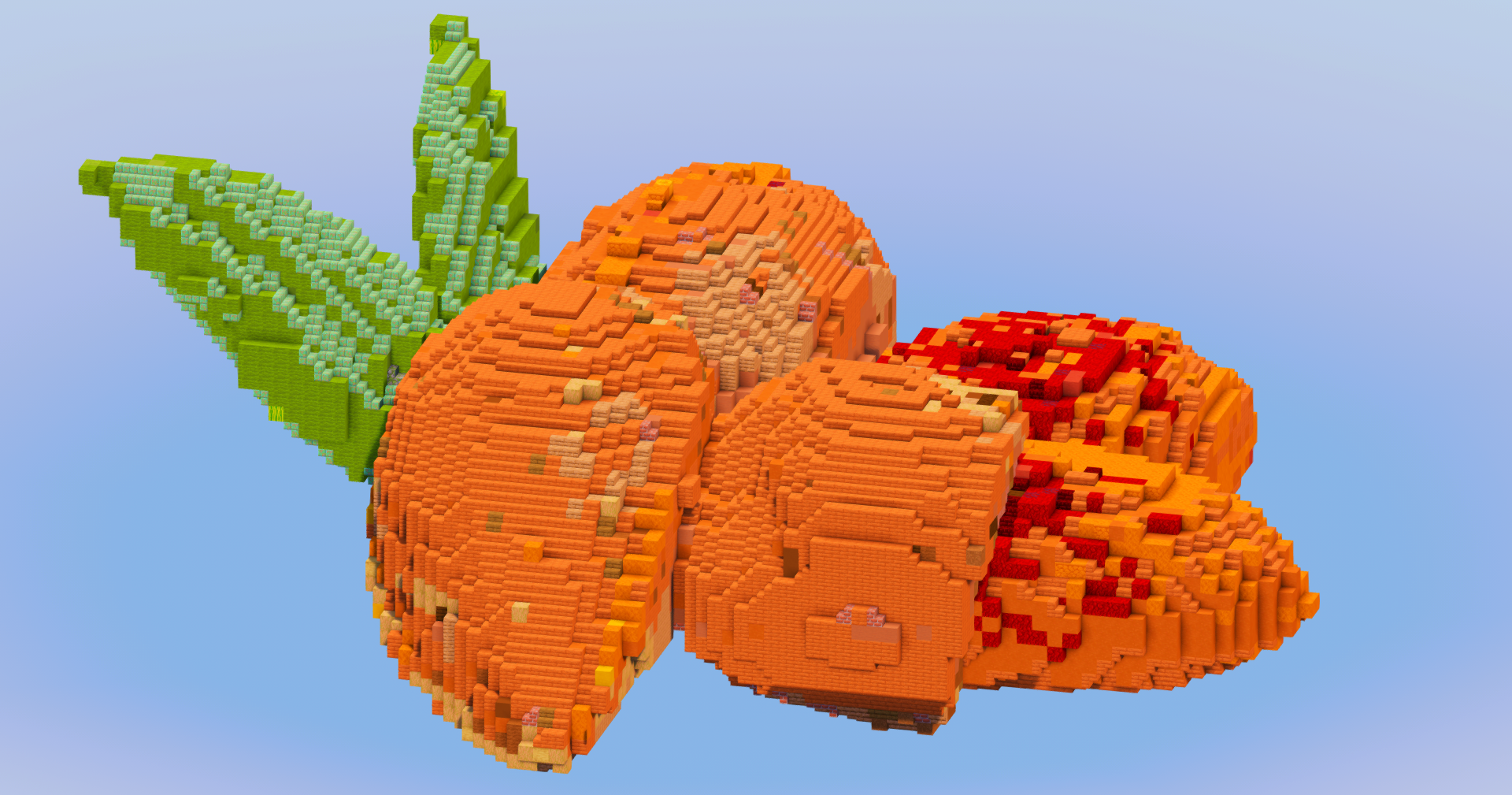 Almonds Fruit — Minecraft Build by LeonisBuilds