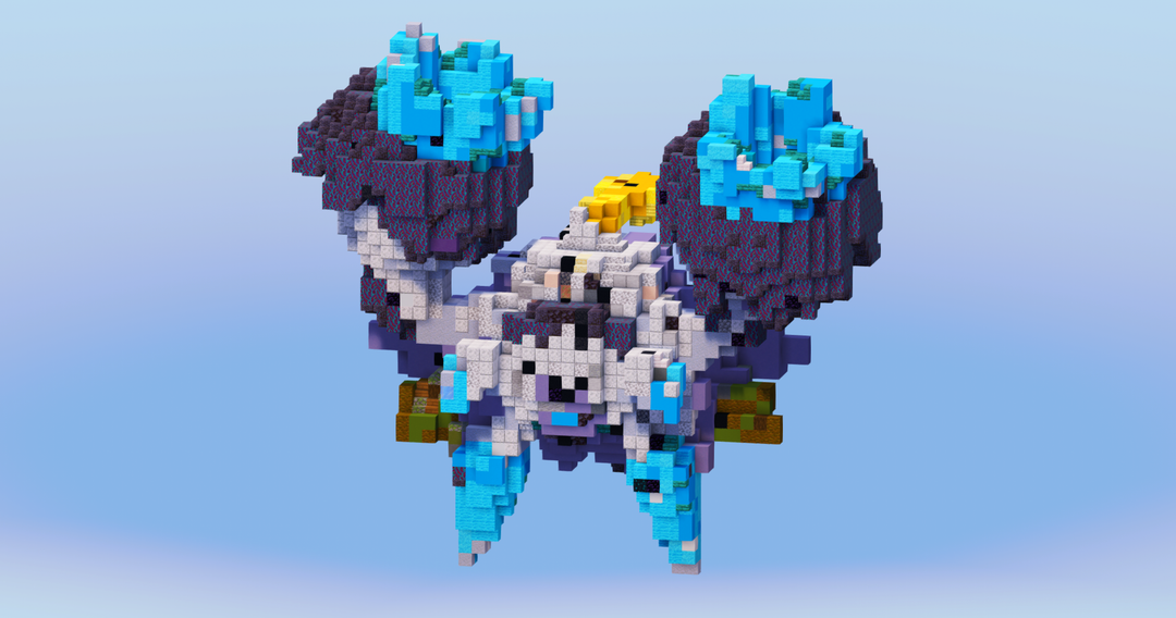 Mega Crabominable from Pokemon — Minecraft Build by LeonisBuilds